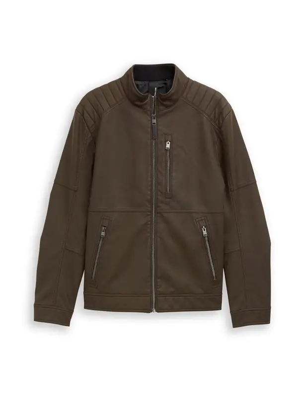 TOM TAILOR TOM TAILOR Prijelazna jakna  tamno smeđa