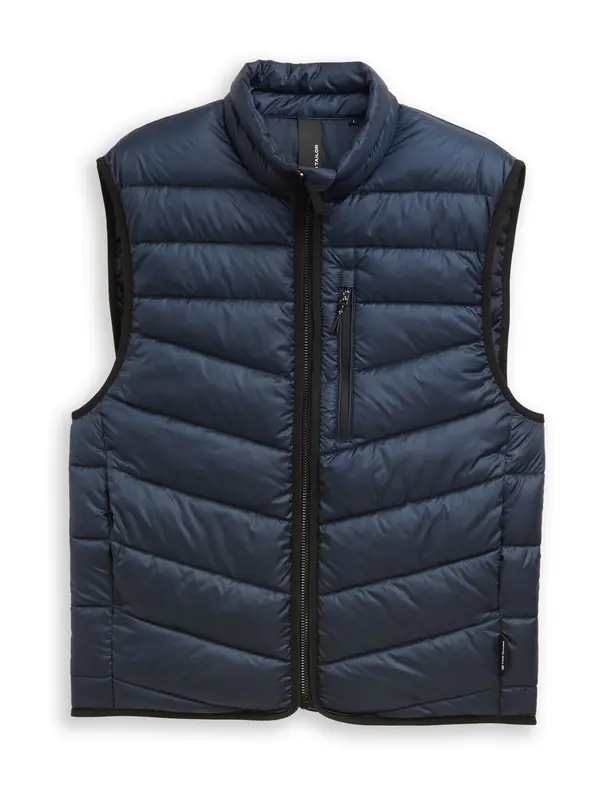 TOM TAILOR TOM TAILOR Prsluk  tamno plava / crna
