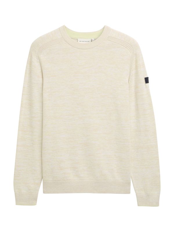 TOM TAILOR TOM TAILOR Pulover  bež melange