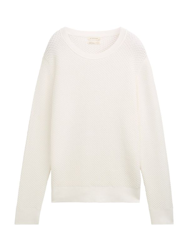 TOM TAILOR TOM TAILOR Pulover  bijela