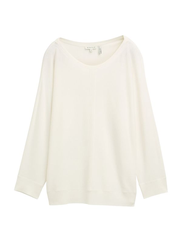 TOM TAILOR TOM TAILOR Pulover  bijela