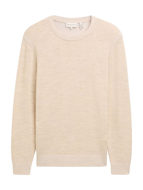 TOM TAILOR TOM TAILOR Pulover  boja pijeska