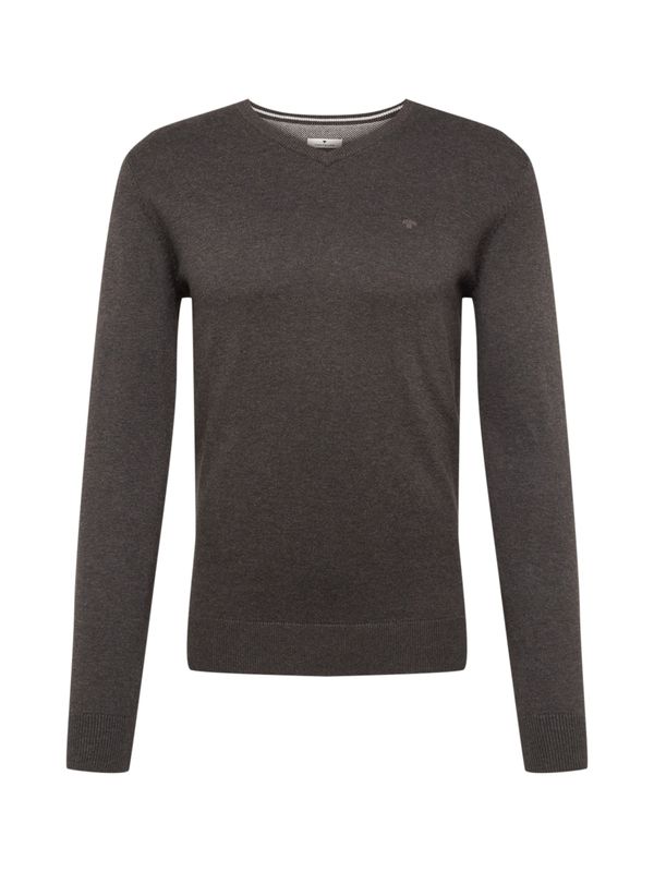 TOM TAILOR TOM TAILOR Pulover  crna melange