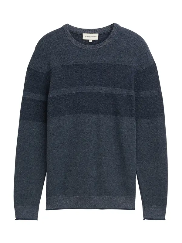TOM TAILOR TOM TAILOR Pulover  indigo / plava melange