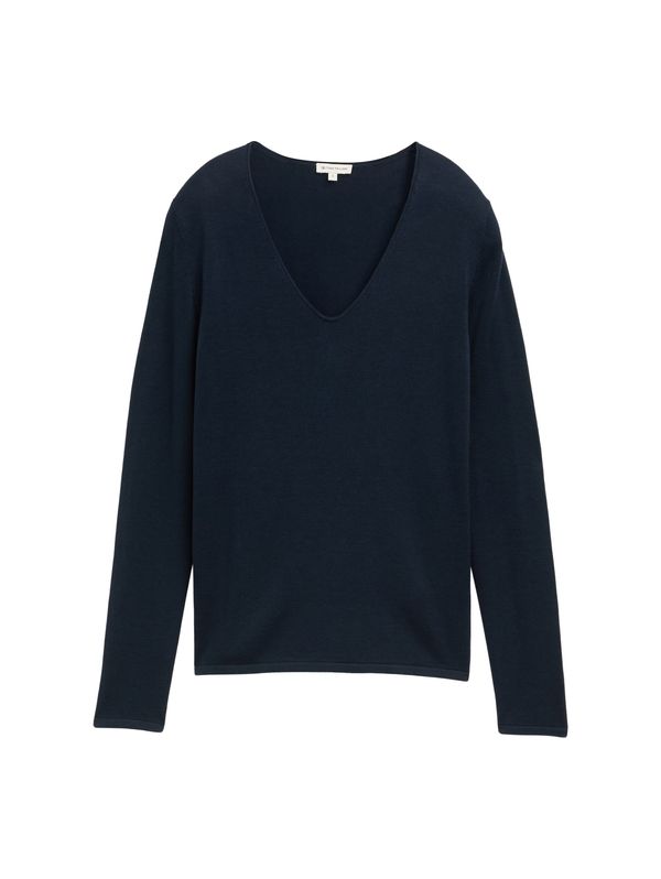 TOM TAILOR TOM TAILOR Pulover  mornarsko plava