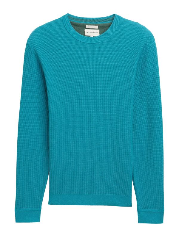 TOM TAILOR TOM TAILOR Pulover  mornarsko plava / cijan plava