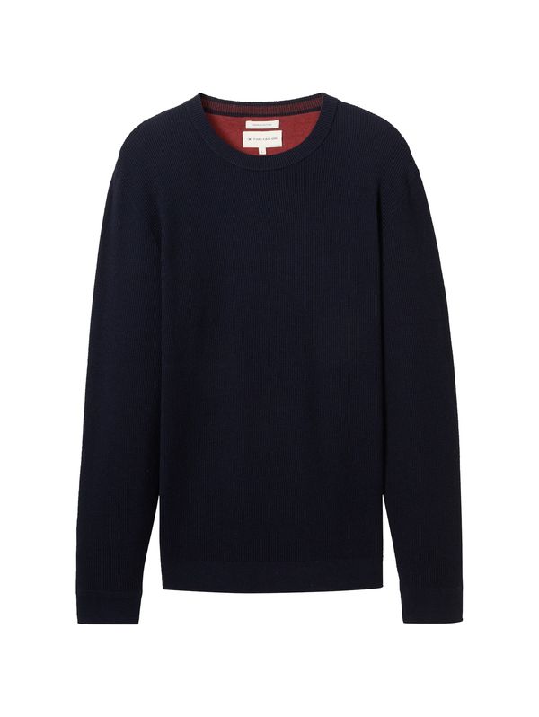 TOM TAILOR TOM TAILOR Pulover  mornarsko plava