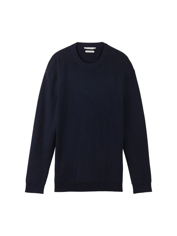 TOM TAILOR TOM TAILOR Pulover  noćno plava