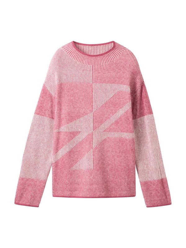 Tom Tailor TOM TAILOR Pulover  rosé / prljavo roza