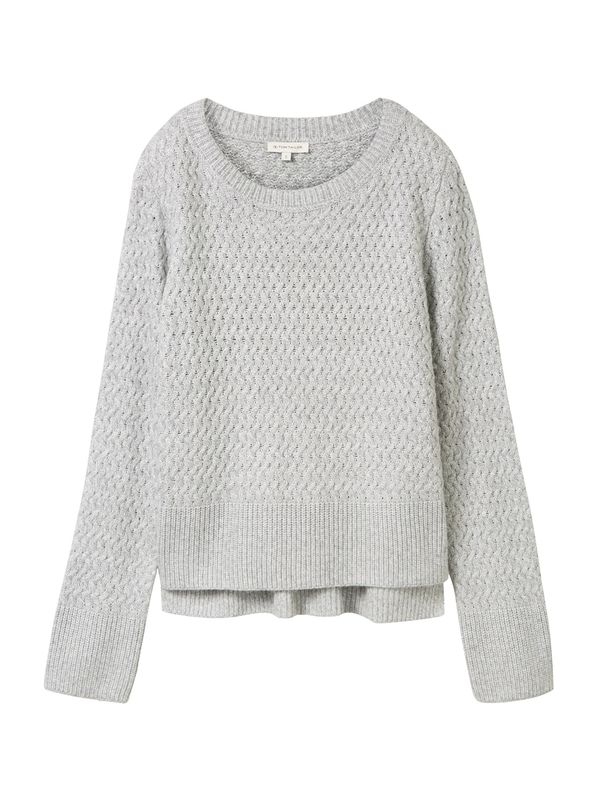 TOM TAILOR TOM TAILOR Pulover  siva melange