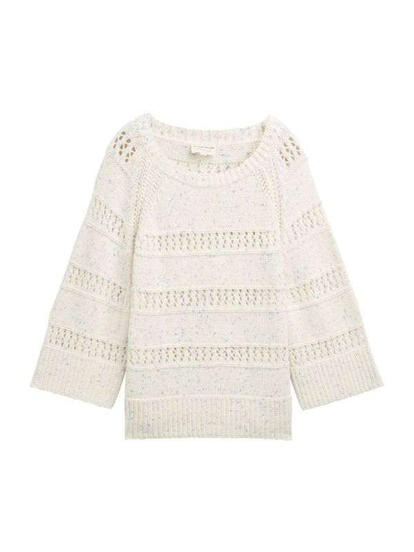 TOM TAILOR TOM TAILOR Pulover  svijetlobež / plavi traper