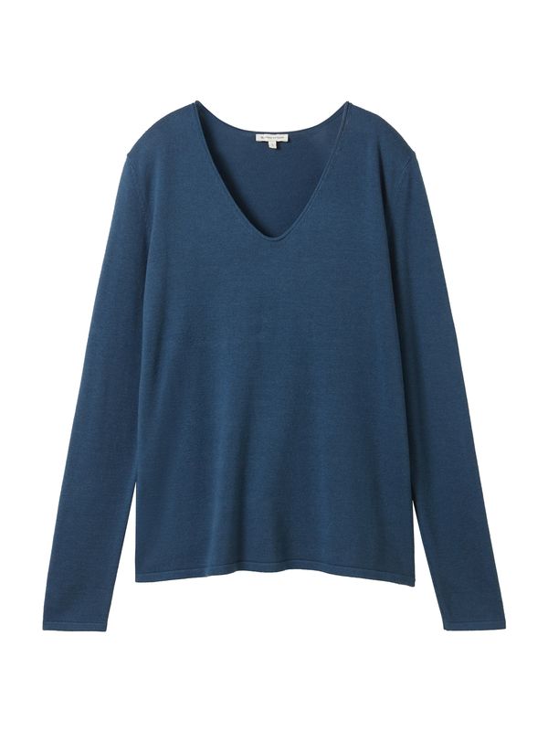 TOM TAILOR TOM TAILOR Pulover  tamno plava