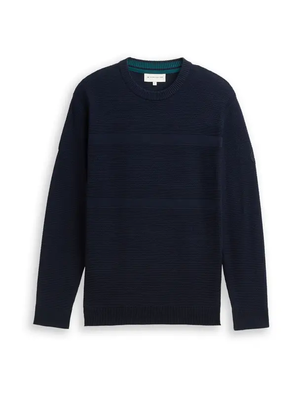 Tom Tailor TOM TAILOR Pulover  tamno plava