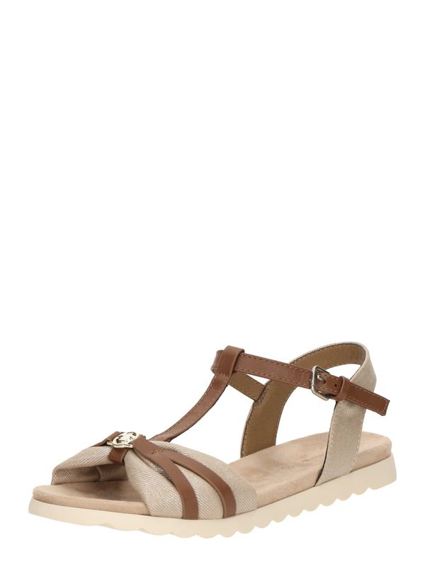 TOM TAILOR TOM TAILOR Sandale  smeđa / zlatna