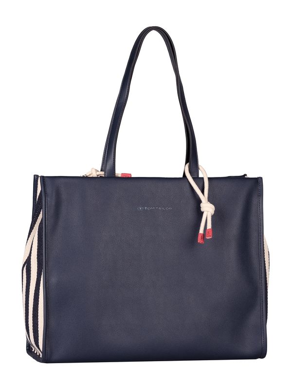TOM TAILOR TOM TAILOR Shopper torba 'Kama'  bež / tamno plava