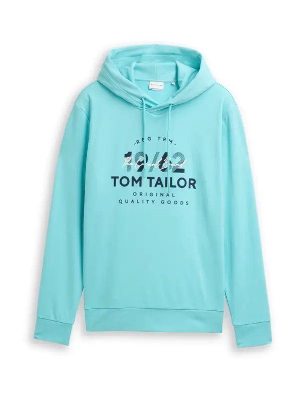 TOM TAILOR TOM TAILOR Sweater majica  akvamarin / crna