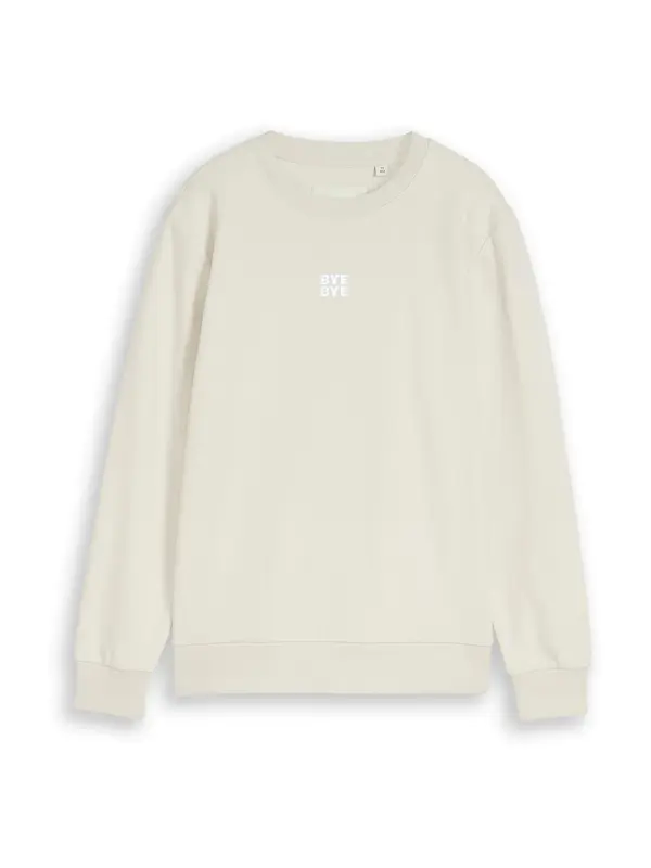 Tom Tailor TOM TAILOR Sweater majica  bijela / bijela