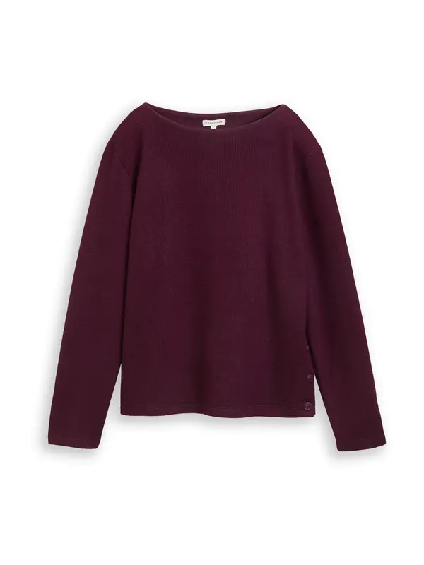 Tom Tailor TOM TAILOR Sweater majica  burgund