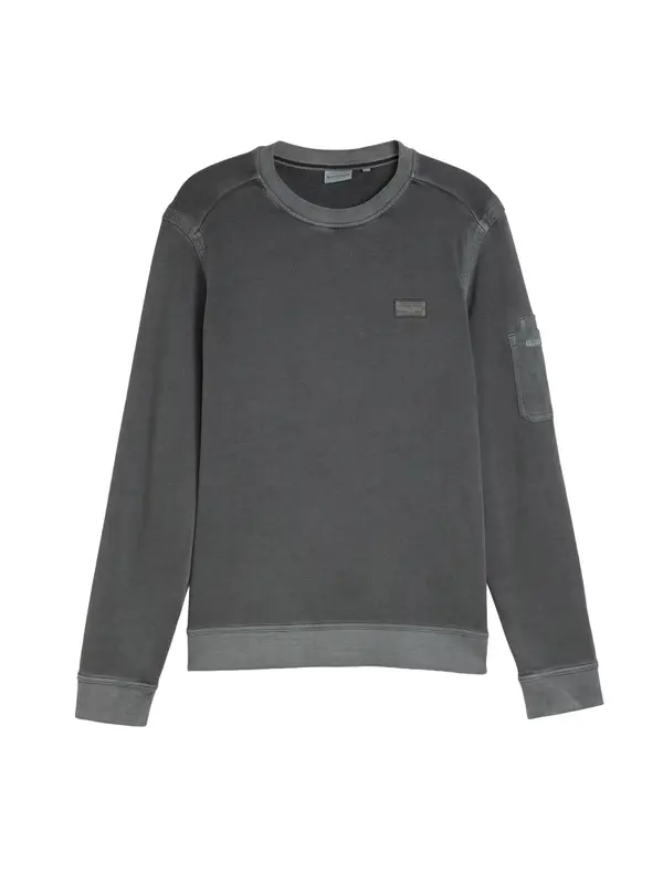 Tom Tailor TOM TAILOR Sweater majica  kameno siva
