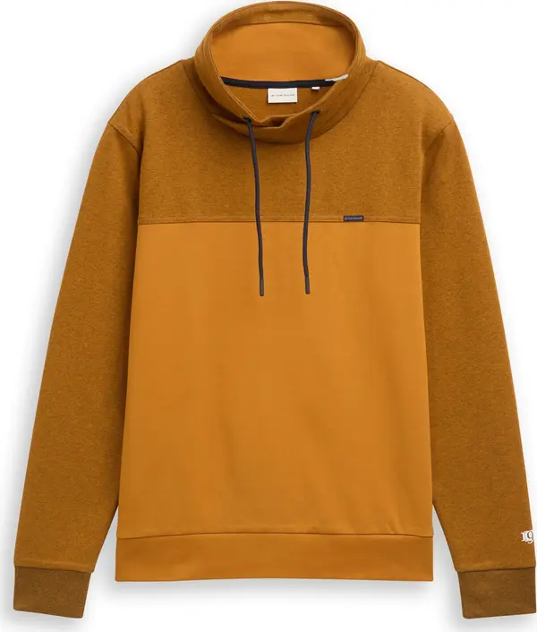 Tom Tailor TOM TAILOR Sweater majica  karamela / višnja