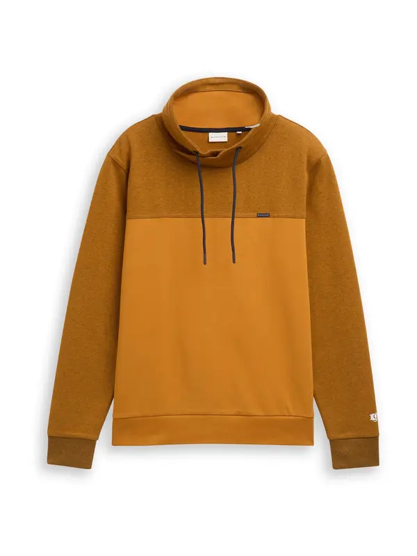 TOM TAILOR TOM TAILOR Sweater majica  karamela / višnja