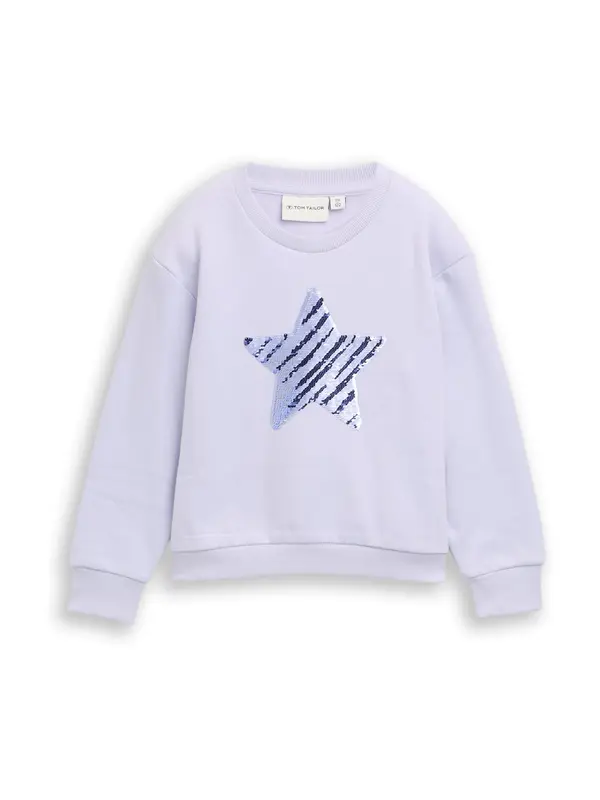 Tom Tailor TOM TAILOR Sweater majica  lavanda / svijetloljubičasta