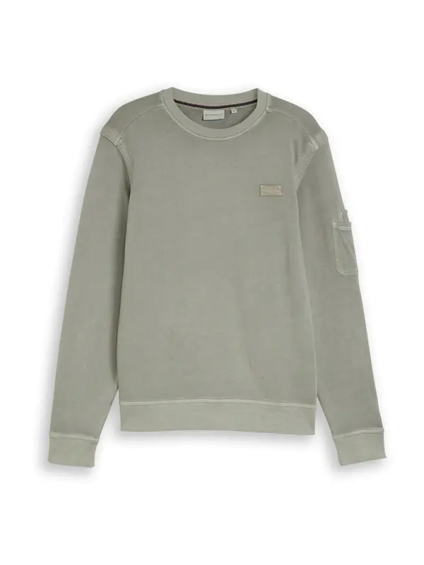 TOM TAILOR TOM TAILOR Sweater majica  maslinasta