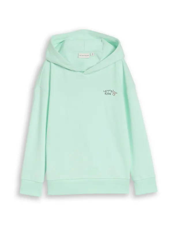 Tom Tailor TOM TAILOR Sweater majica  menta / roza / crna / bijela