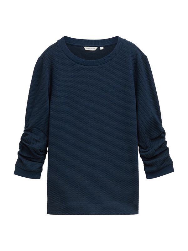 Tom Tailor TOM TAILOR Sweater majica  mornarsko plava