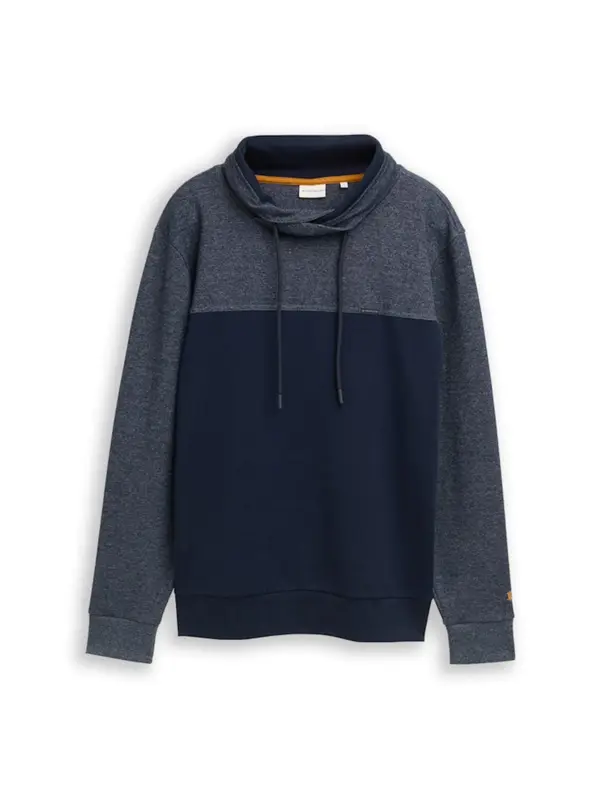 Tom Tailor TOM TAILOR Sweater majica  morsko plava / plava melange