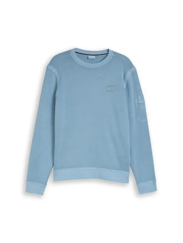 Tom Tailor TOM TAILOR Sweater majica  nebesko plava