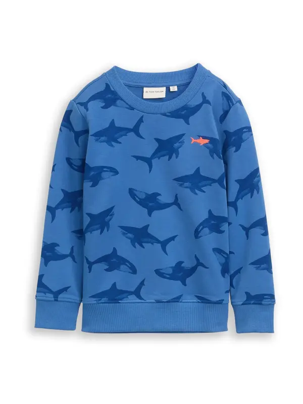 Tom Tailor TOM TAILOR Sweater majica  plava / mornarsko plava