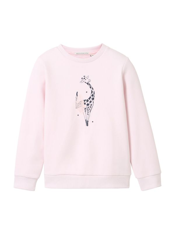 TOM TAILOR TOM TAILOR Sweater majica  roza / crna