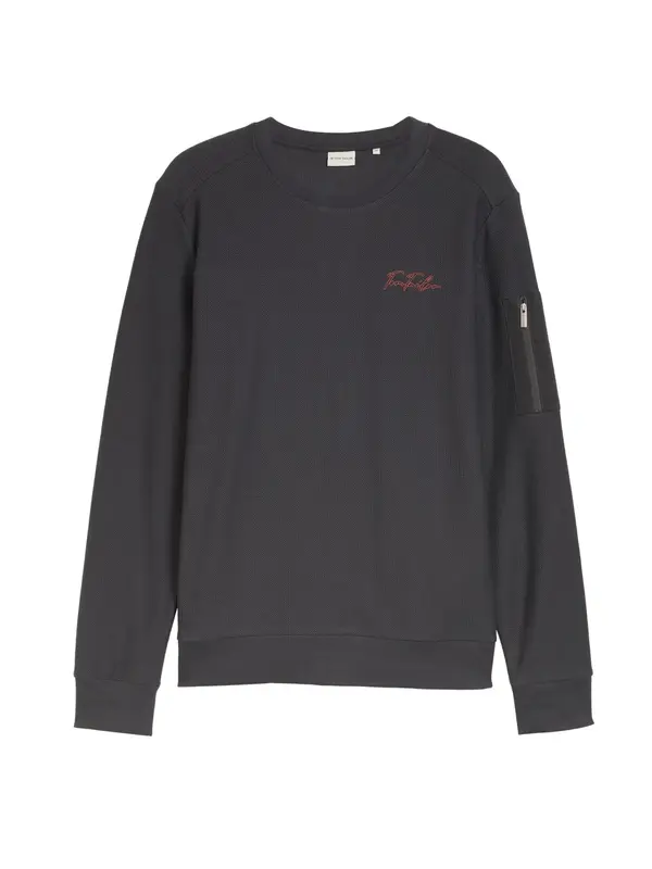 Tom Tailor TOM TAILOR Sweater majica  sepija / antracit siva