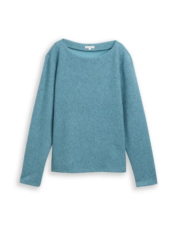 Tom Tailor TOM TAILOR Sweater majica  smaragdno zelena