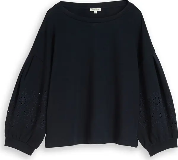 Tom Tailor TOM TAILOR Sweater majica  tamno plava