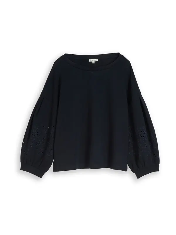 Tom Tailor TOM TAILOR Sweater majica  tamno plava