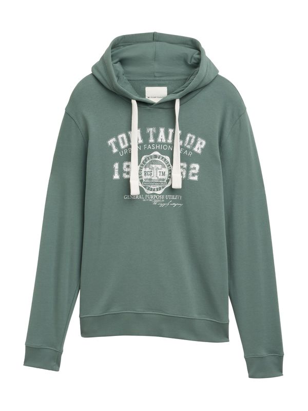 TOM TAILOR TOM TAILOR Sweater majica  žad / prljavo bijela