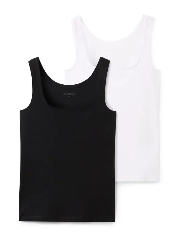 Tom Tailor TOM TAILOR Top  crna / bijela