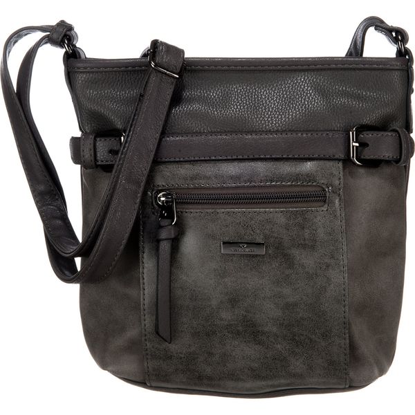 TOM TAILOR TOM TAILOR Torba preko ramena 'Juna'  antracit siva