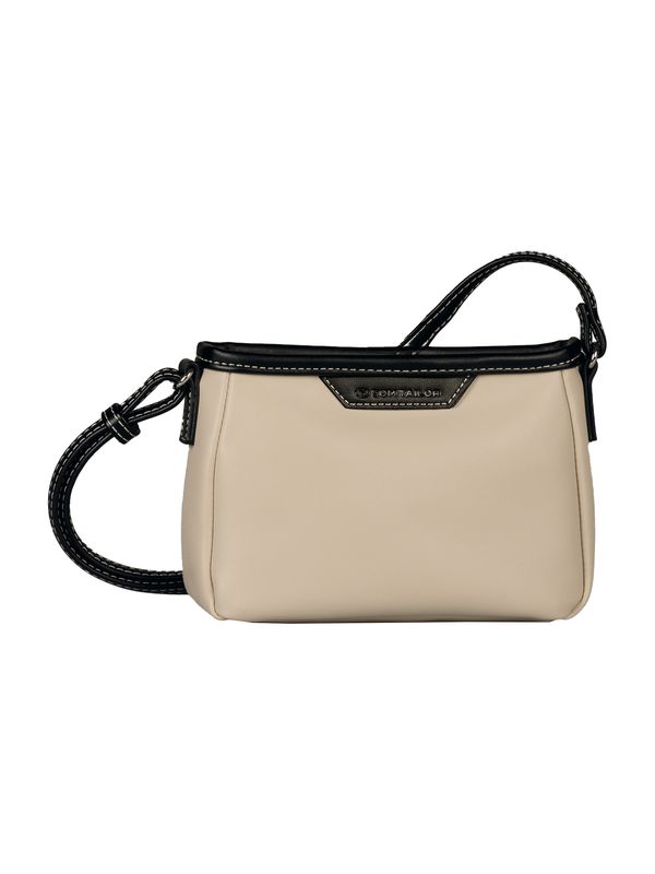 TOM TAILOR TOM TAILOR Torba preko ramena 'Leora'  bež / crna