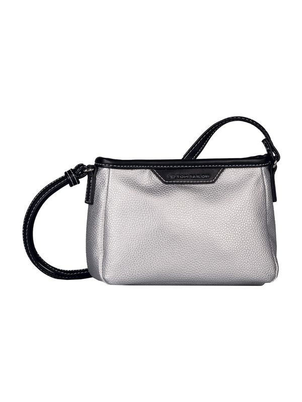 TOM TAILOR TOM TAILOR Torba preko ramena 'Leora'  crna / srebro