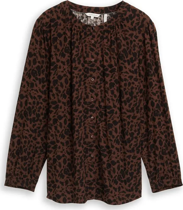 Tom Tailor Tom Tailor Women + Bluza  smeđa / crna