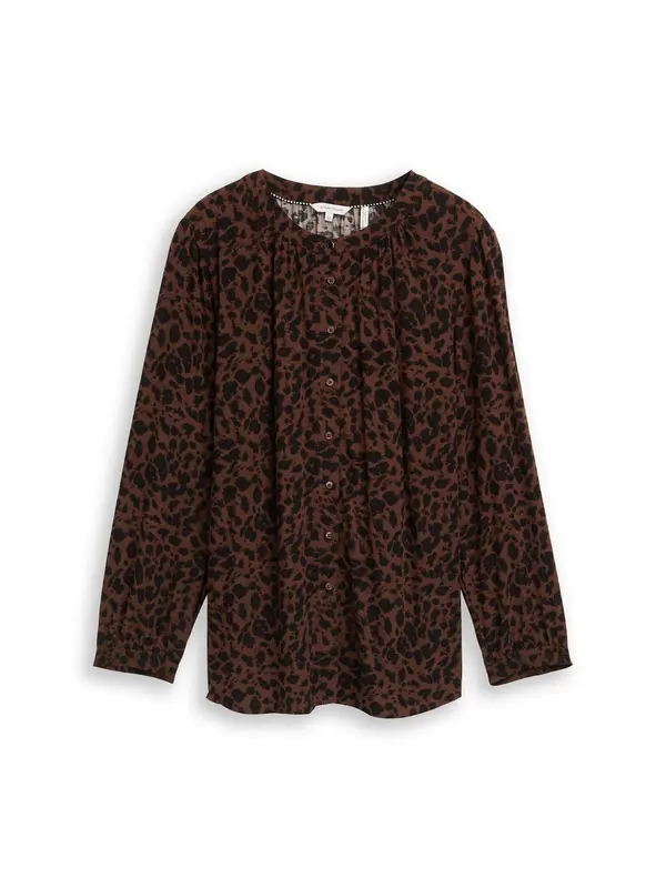 Tom Tailor Tom Tailor Women + Bluza  smeđa / crna