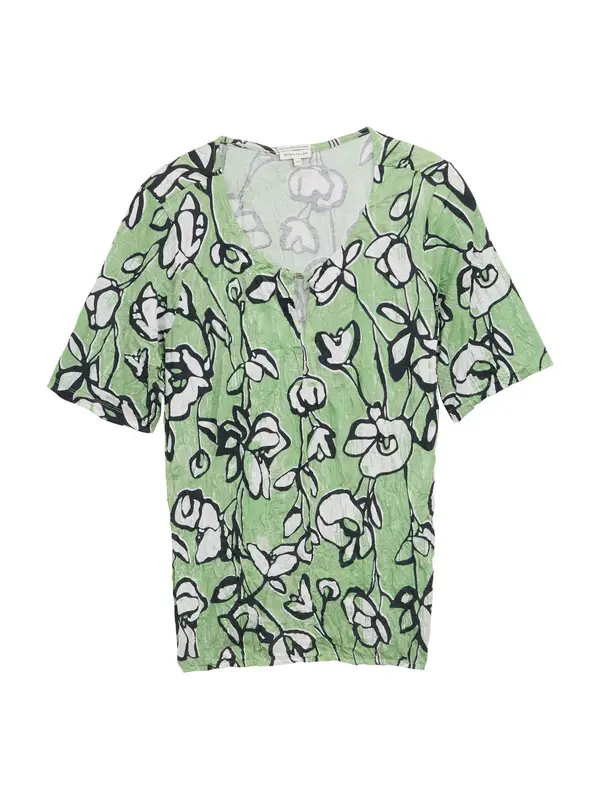 Tom Tailor Tom Tailor Women + Bluza  svijetlozelena / crna / bijela