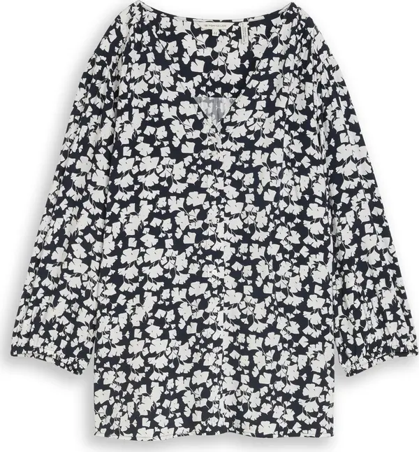 Tom Tailor Tom Tailor Women + Bluza  tamno plava / bijela