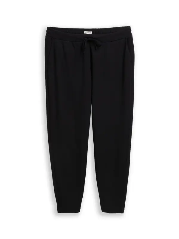 Tom Tailor Women + Tom Tailor Women + Hlače  crna