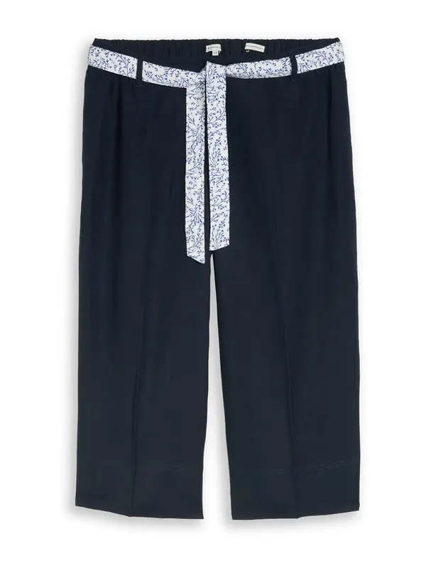 Tom Tailor Women + Tom Tailor Women + Hlače  morsko plava