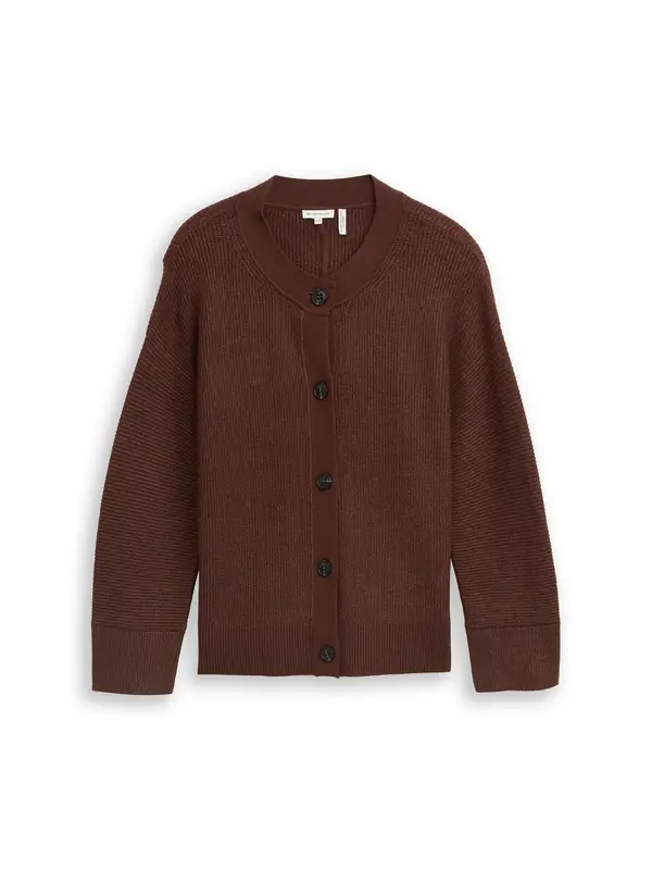 Tom Tailor Tom Tailor Women + Kardigan  tamno smeđa