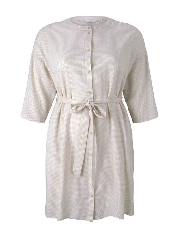 Tom Tailor Women + Tom Tailor Women + Košulja haljina  bijela